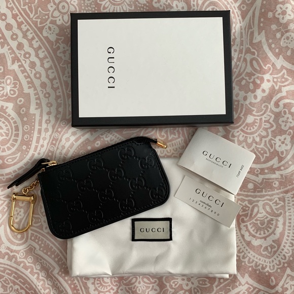 gucci black key pouch